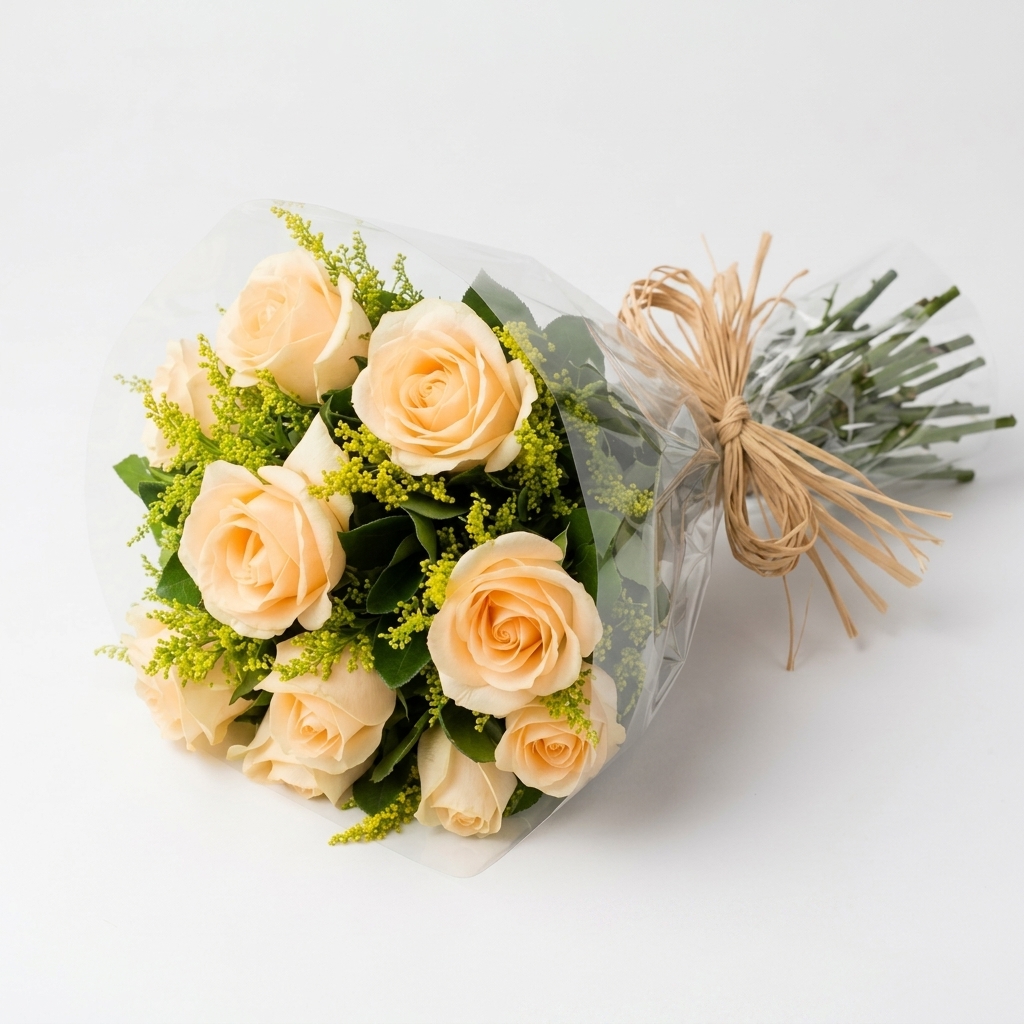 Buqu� Ess�ncia de Champagne - 8 Rosas
