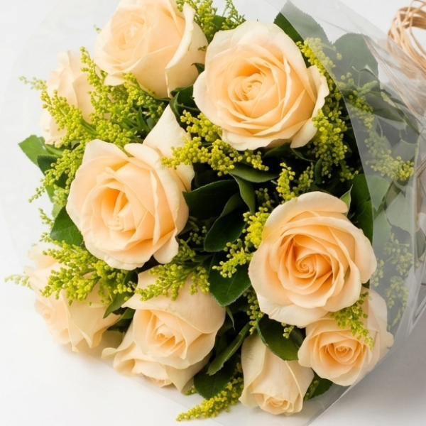 Buqu� Ess�ncia de Champagne - 8 Rosas
