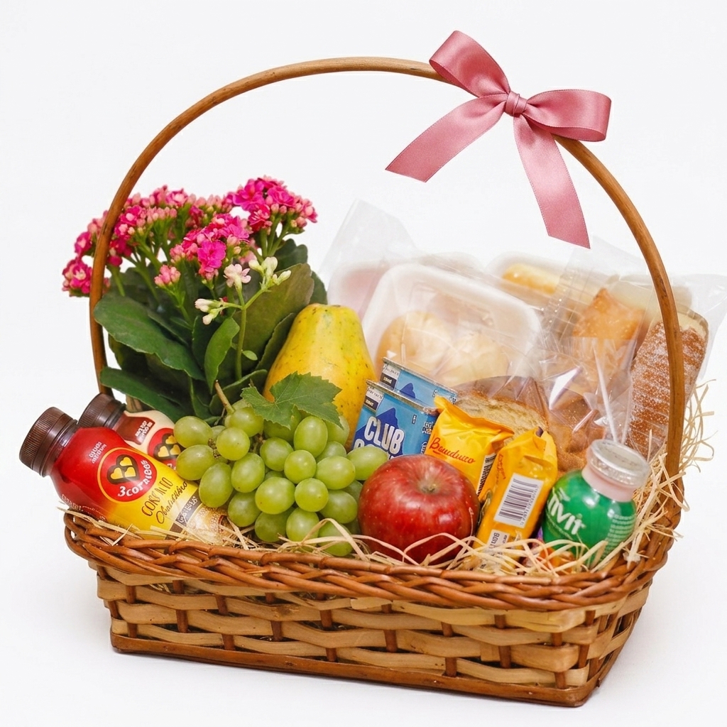 Cesta Caf� da Manh� Vitalidade & Flores