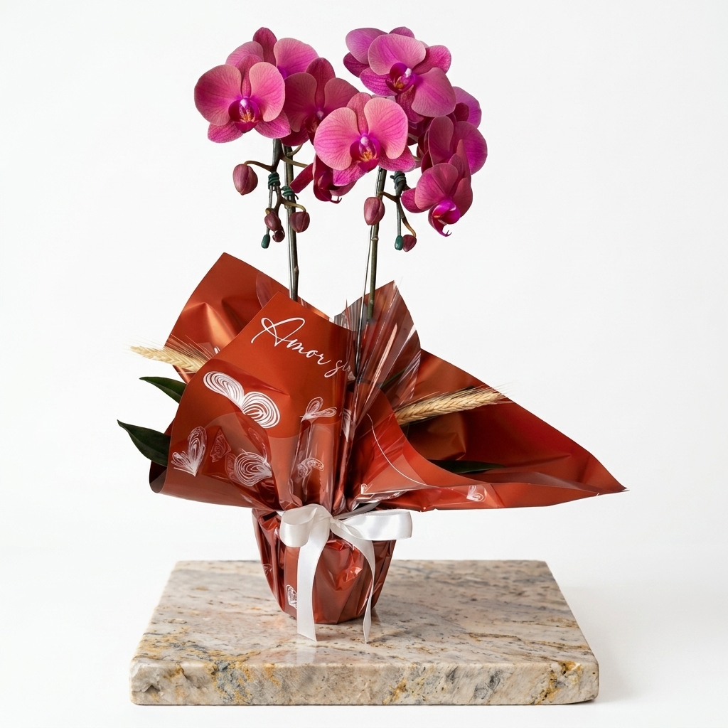 Orqu�dea Phalaenopsis 2 hastes Cascata Amor Sincero