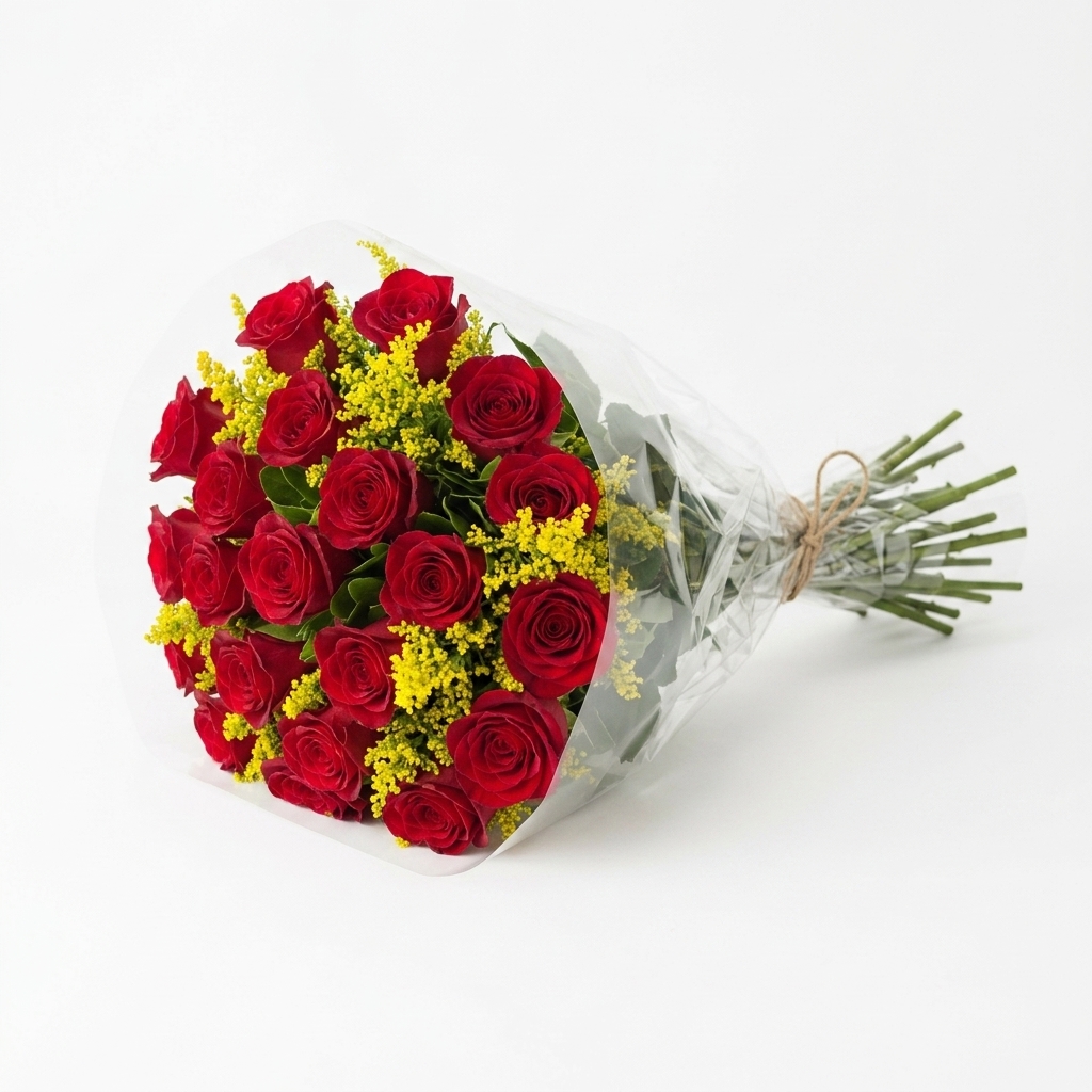 Buqu� 22 Rosas Vermelhas Importadas