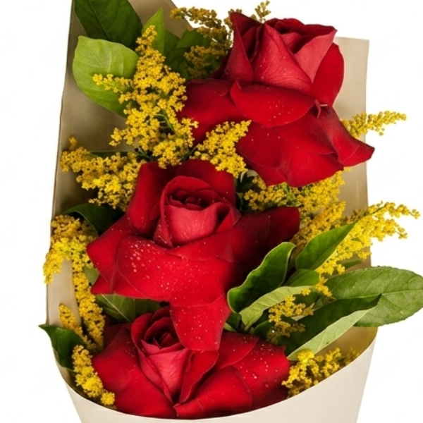 Ramalhete 3 Rosas Importadas