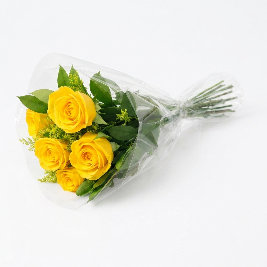 Buqu� com 08 Rosas Amarelas