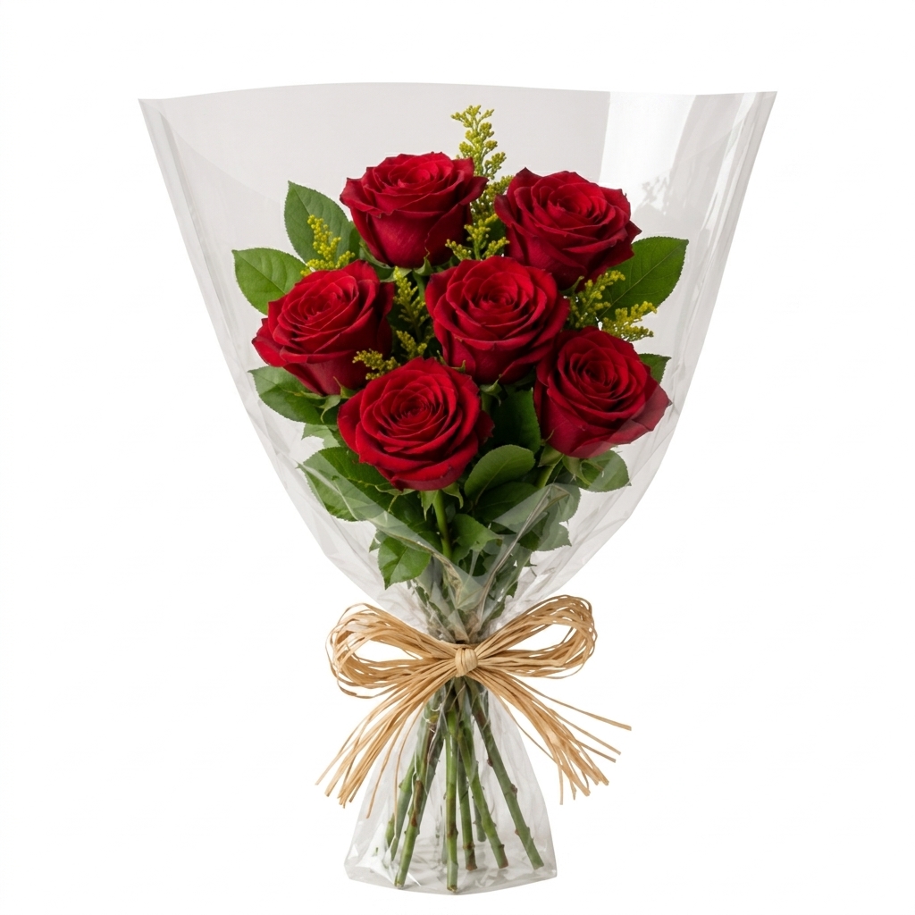 Buqu� com 06 Rosas Importadas