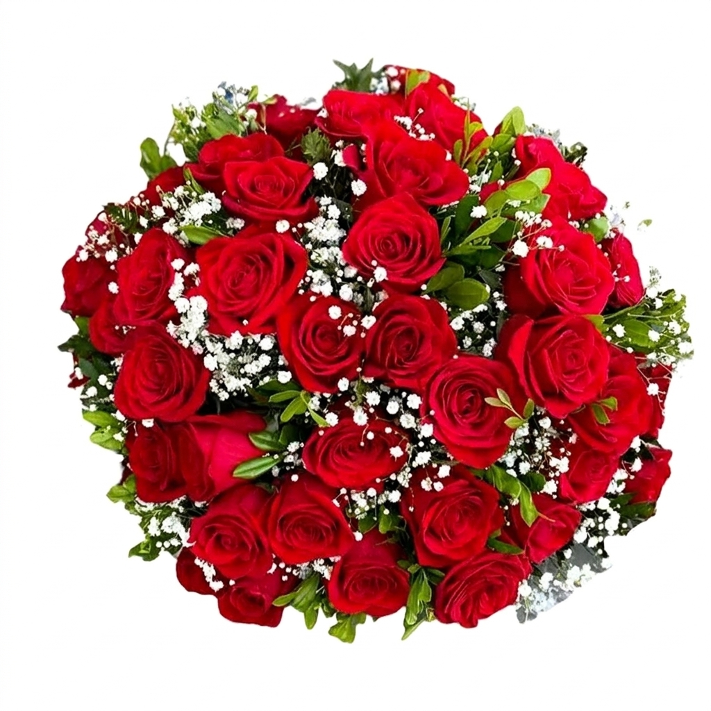 Paix�o R�stica 50 Rosas Importadas