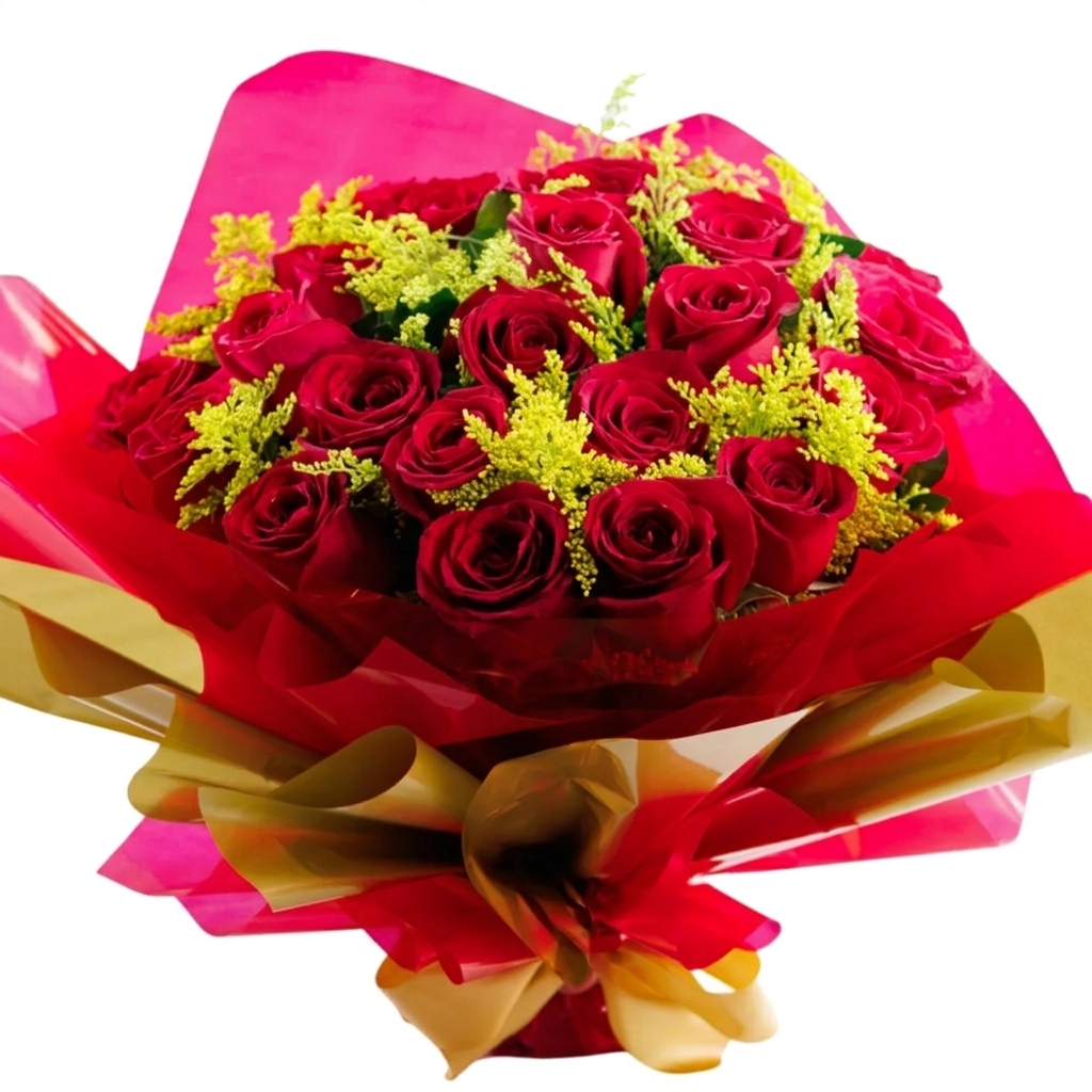 Bouquet Amor Infinito Com 20 Rosas Importadas