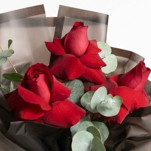 Buqu� Coreano 3 Rosas Importadas