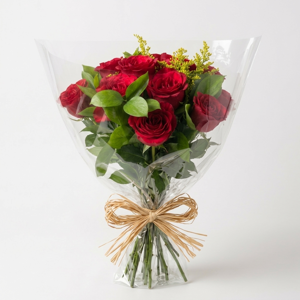 Buqu� Cl�ssico 12 Rosas Vermelhas Importadas